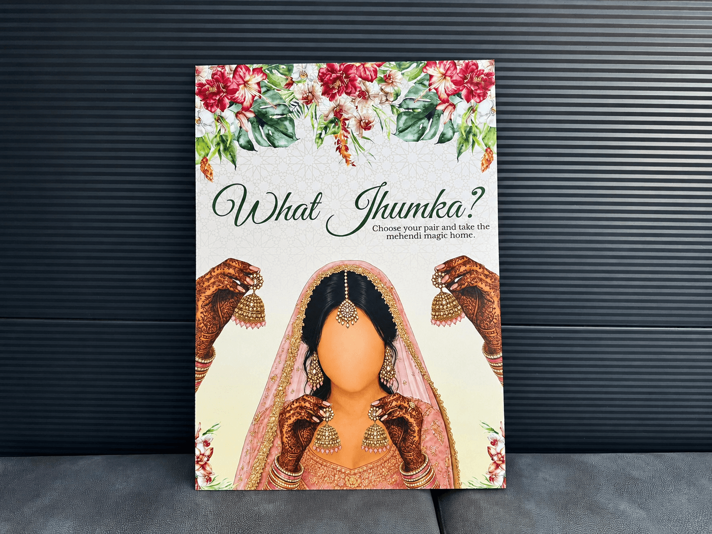 Welkomstbord op maat gemaakt voorbeeld 6