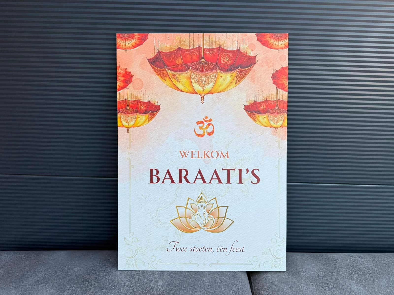 Welkomstbord op maat gemaakt meer voorbeelden 7