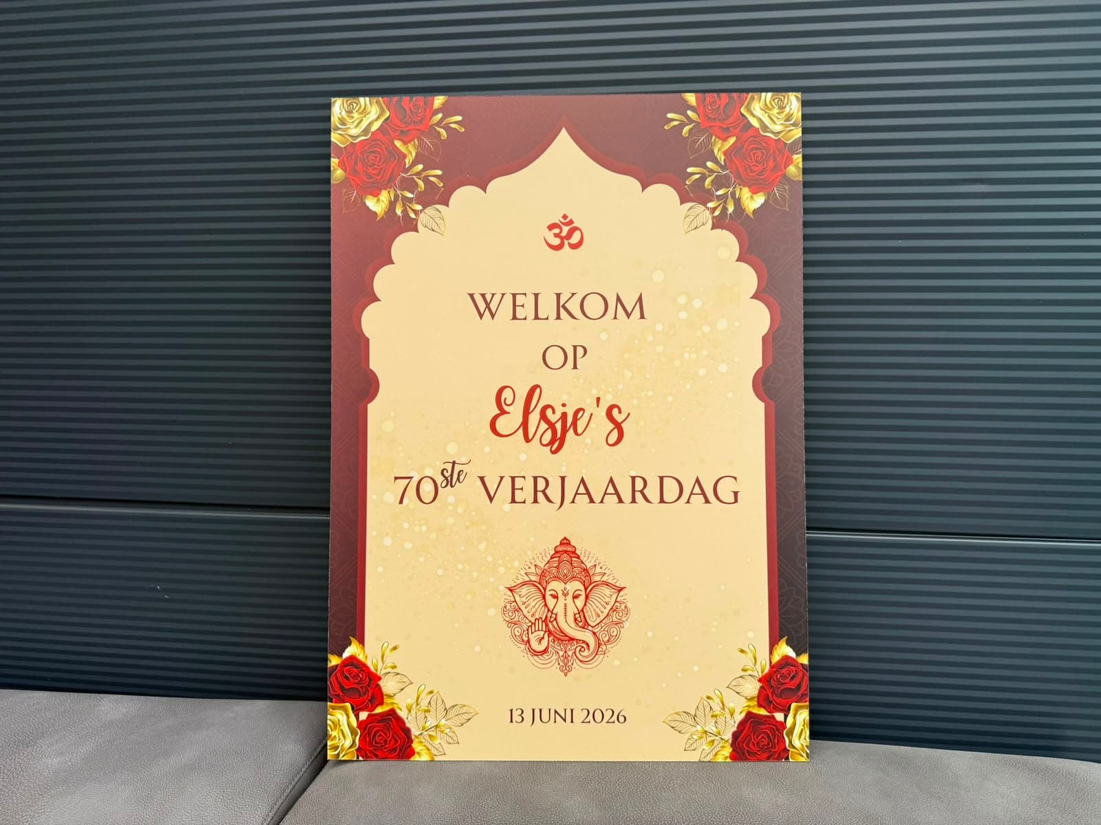 Welkomstbord op maat gemaakt meer voorbeelden 9