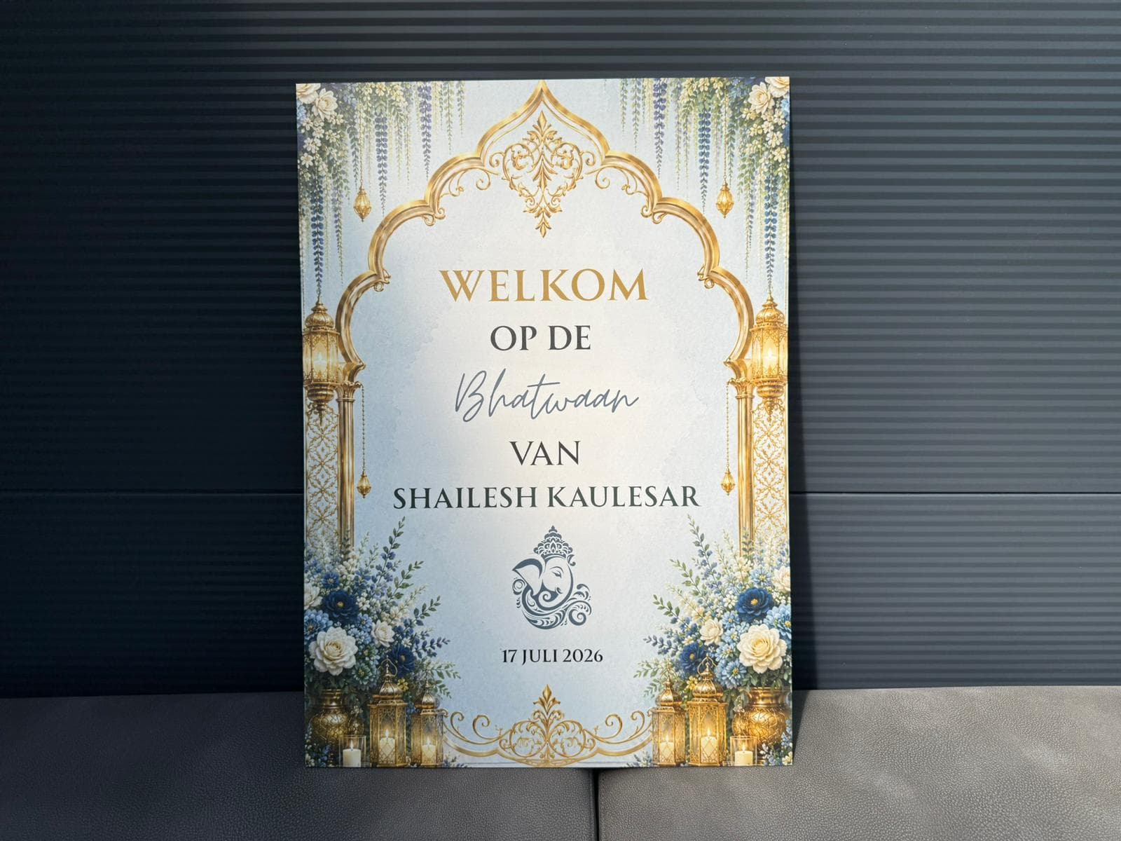 Welkomstbord op maat gemaakt meer voorbeelden 11